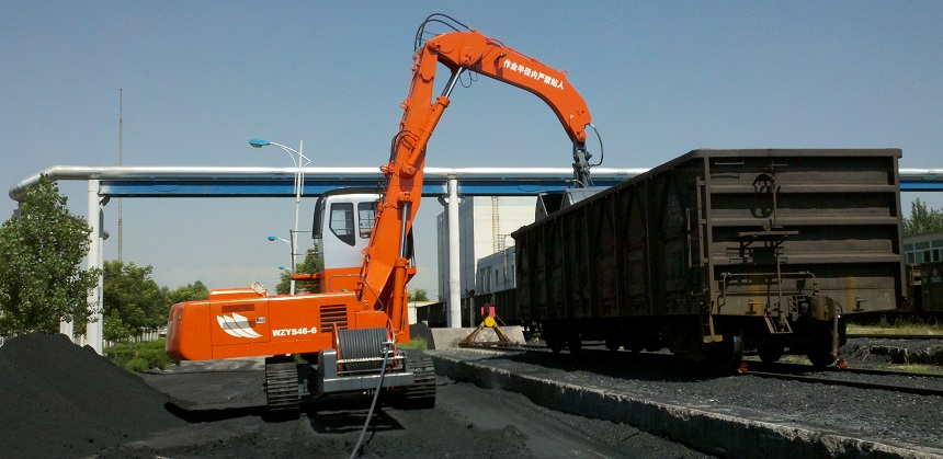 雙動(dòng)力抓料機(jī)貝殼斗卸煤 雙動(dòng)力抓料機(jī)貝殼斗卸煤