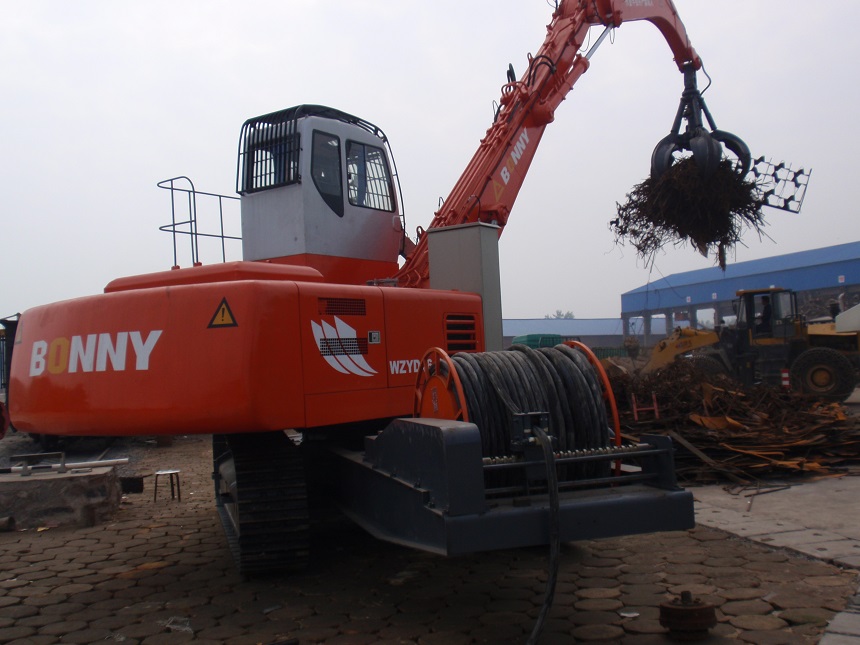 電動抓鋼機、電動抓料機
